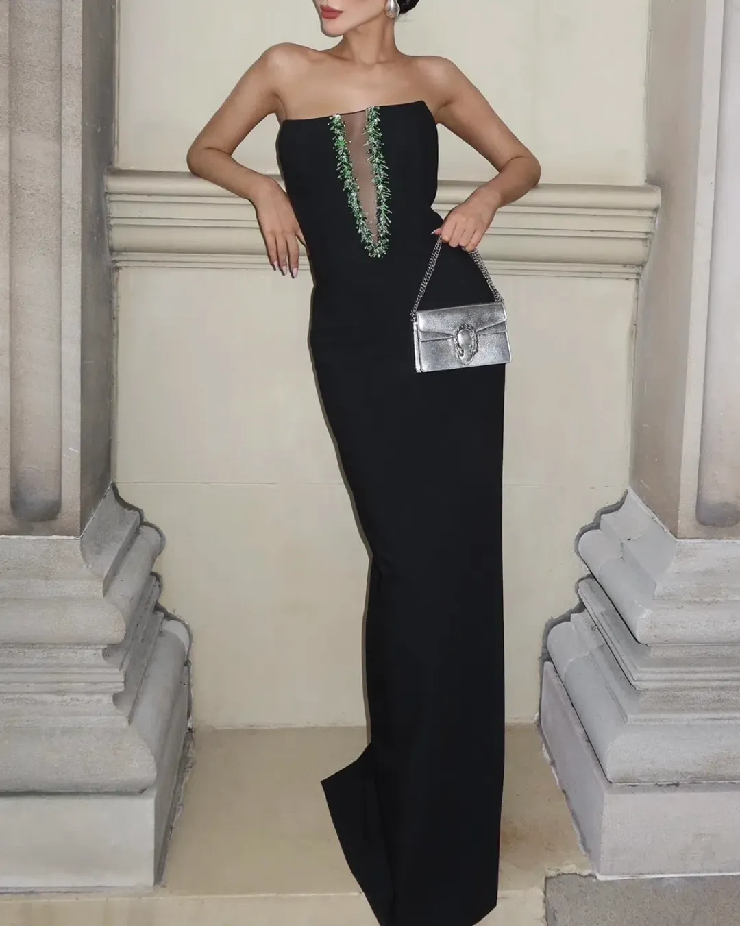 Sass & Bide Hanging Garden Dress Black Size 6 for rent on The Volte - main image