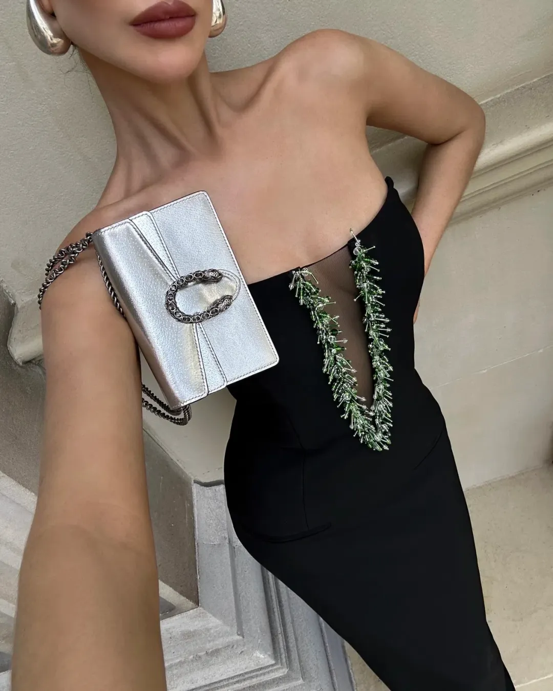 Sass & Bide Hanging Garden Dress Black Size 6 for rent on The Volte - main image