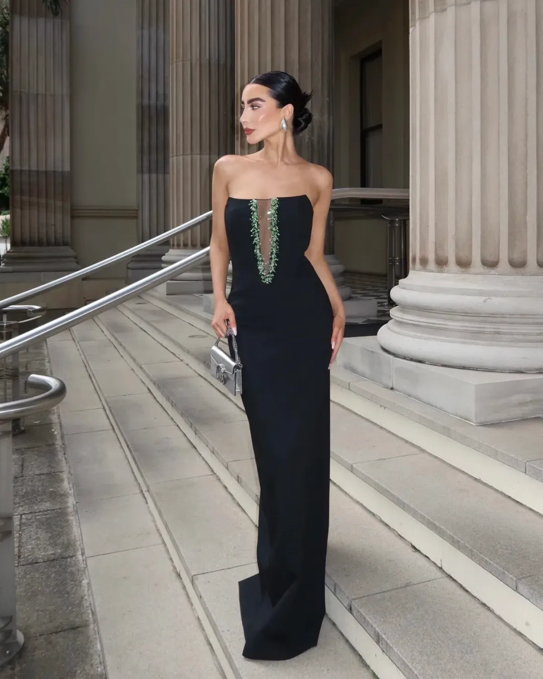 Sass & Bide Hanging Garden Dress Black Size 6 for rent on The Volte - main image