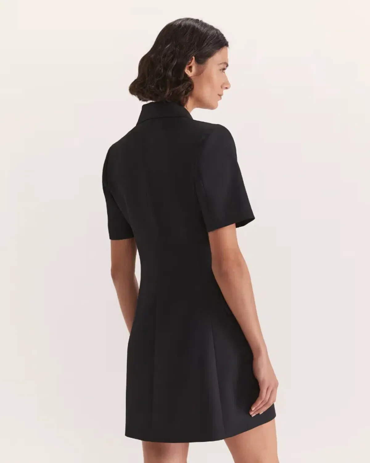 Saba Dharma Blazer Mini Dress Black Size 10 - Image 3