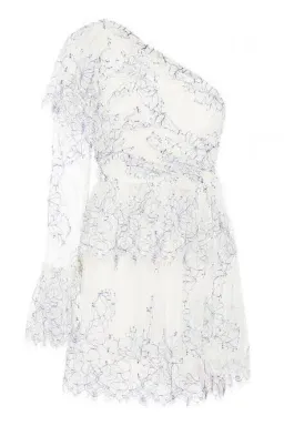 Alice McCall Isn't She Lovely Mini Dress Creme/Cobalt Size 8 AU for rent on The Volte - image 5