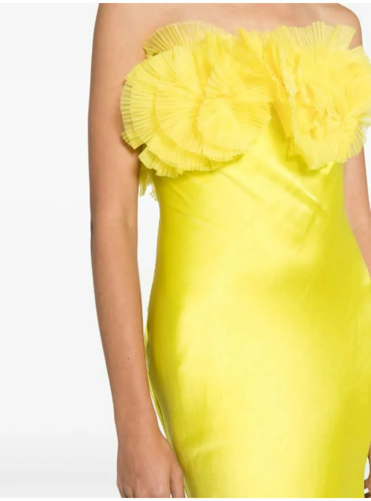 Rachel Gilbert Eyelar Gown Yellow Size 1 / AU 8 - Image 2