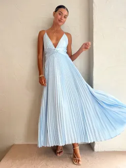 Issy Orla Dress In Blue Size 14 for rent on The Volte - image 1