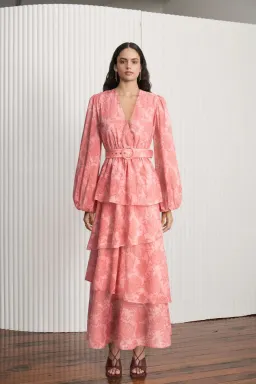 Kate Ford Lucien Layered Gown Eden Size 10 for rent on The Volte - image 1