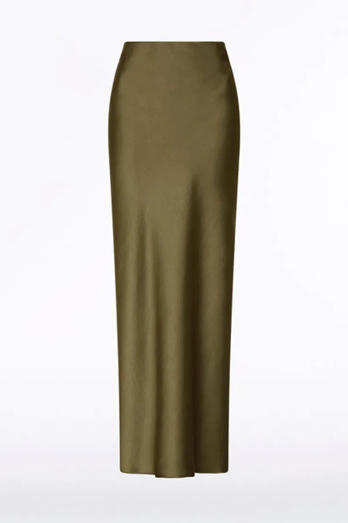 Carla Zampatti Ivy Stin Draped Halter Top and Satin Bias Skirt Set Green Size 10 - Image 4