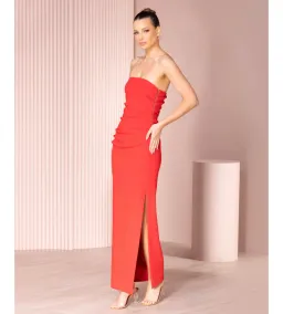 Azzurielle Torin Gown Red Size 8 for rent on The Volte - image 2