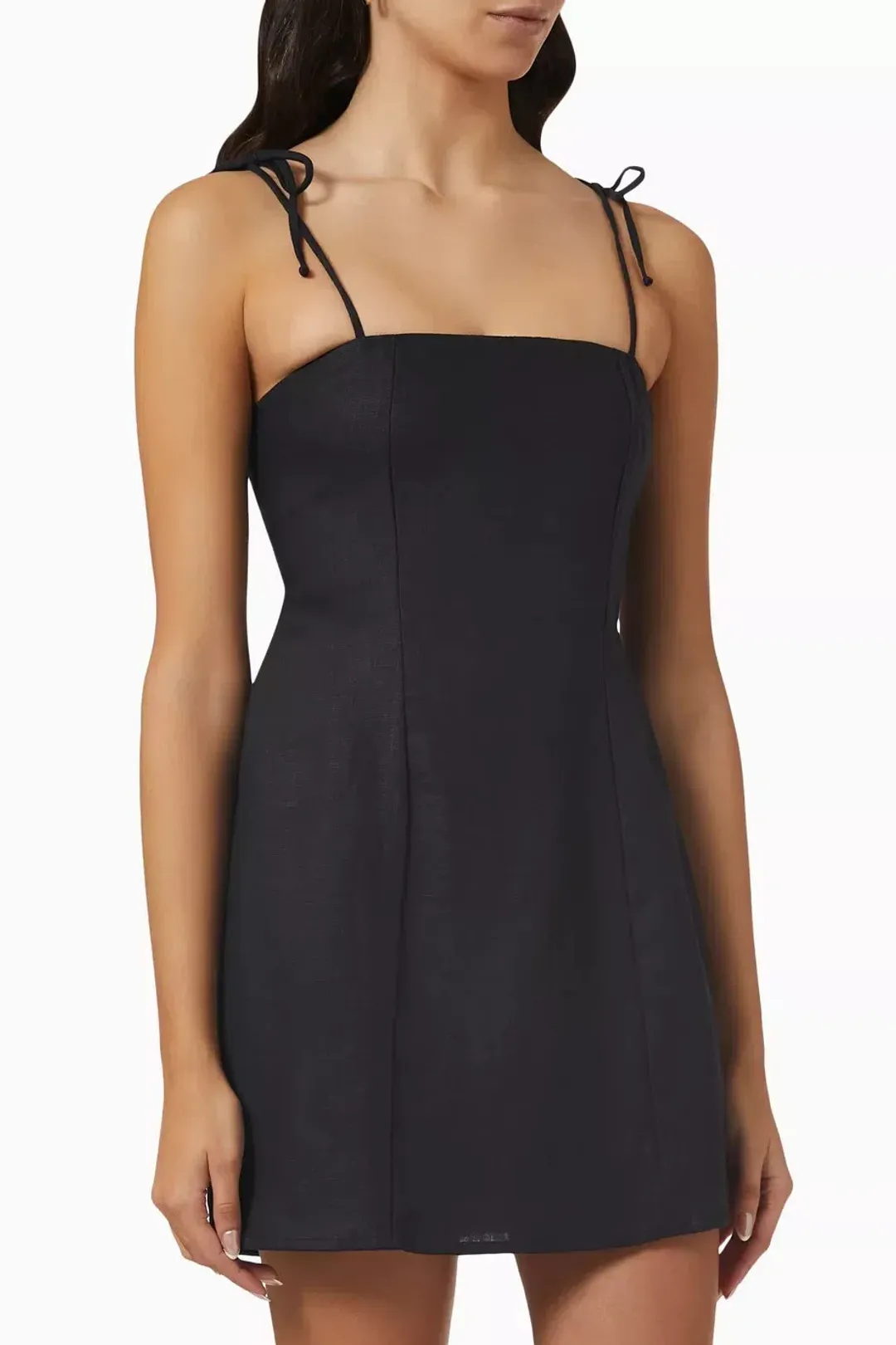 Faithfull The Brand Ysla Mini Dress Black Size S / AU 8 for rent on The Volte - main image