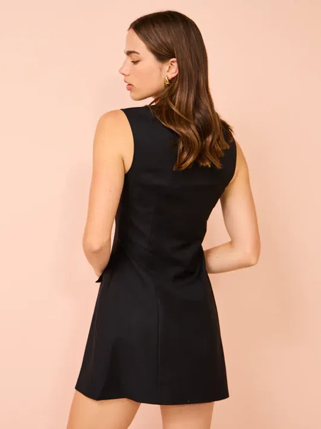 Anna Quan Sofia Mini Dress Black Size 12 for rent on The Volte - main image