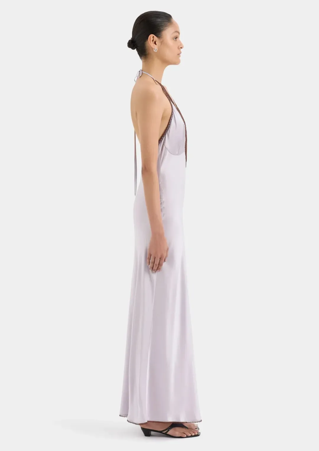 Sir The Label Aries Halter Dress Lilac Size 0/ AU 6 for rent on The Volte - main image