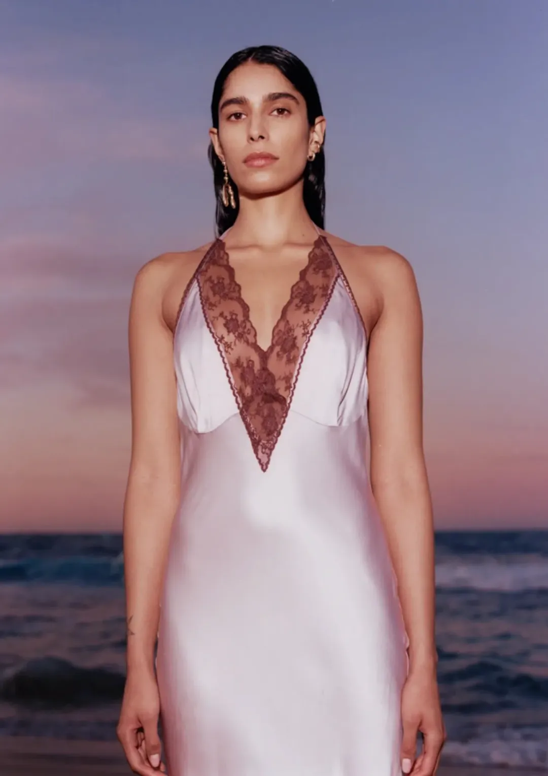 Sir The Label Aries Halter Dress Lilac Size 0/ AU 6 for rent on The Volte - main image