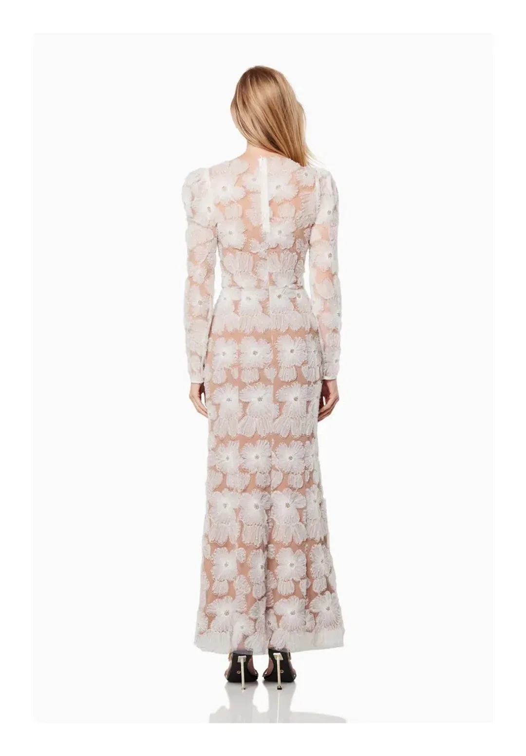 Elliatt Darcy Maxi Gown in White Size Small /AU 8 for rent on The Volte - main image