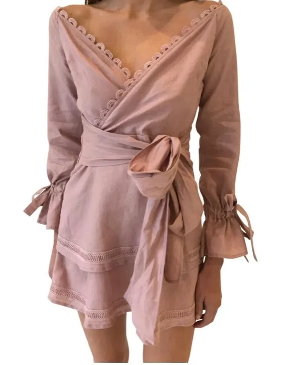 New Romantics LuLu Dress Desert Pink Size 12 for rent on The Volte - main image