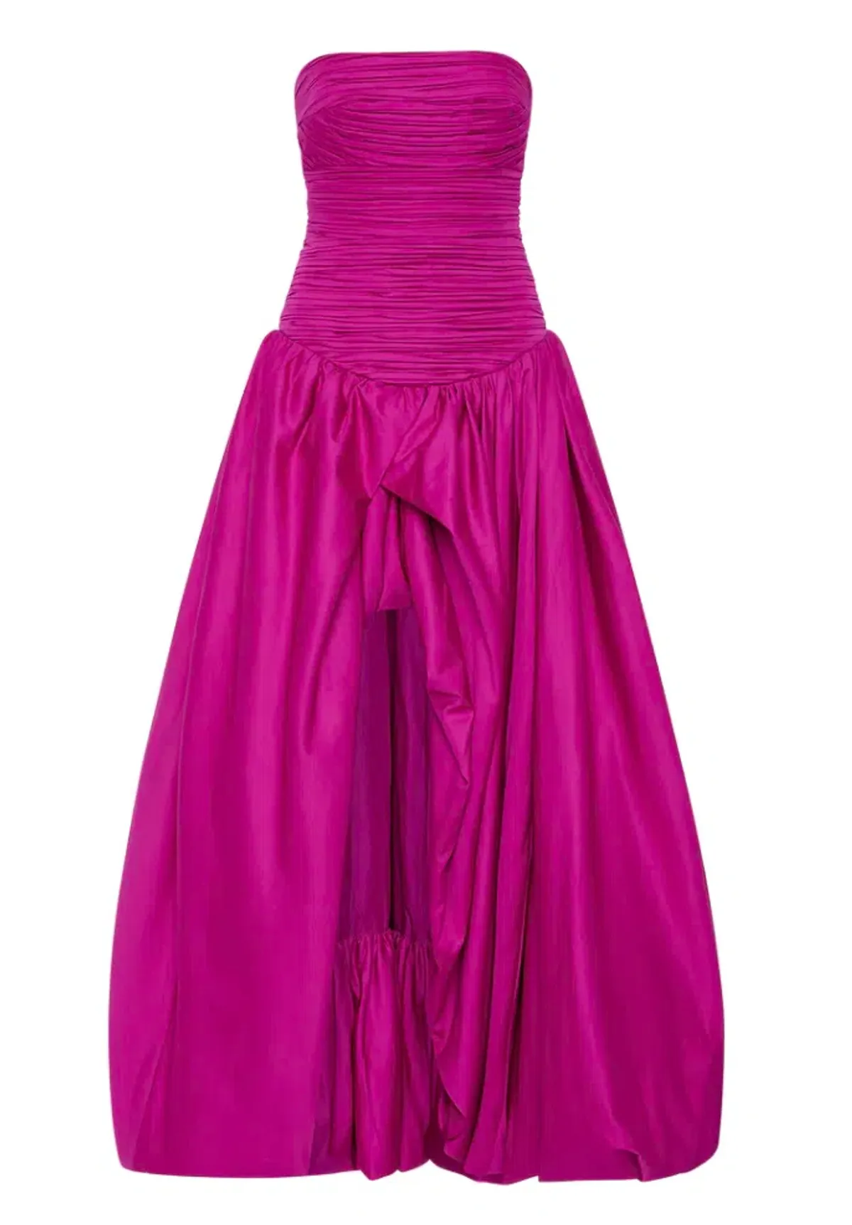 Aje Violette Bubble Hem Maxi Dress Fuschia Pink Size 4 - Image 3