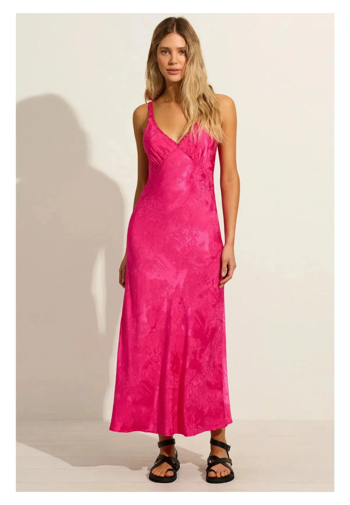 Auguste Margarita Midi Dress Pink Size 14 - Image 1