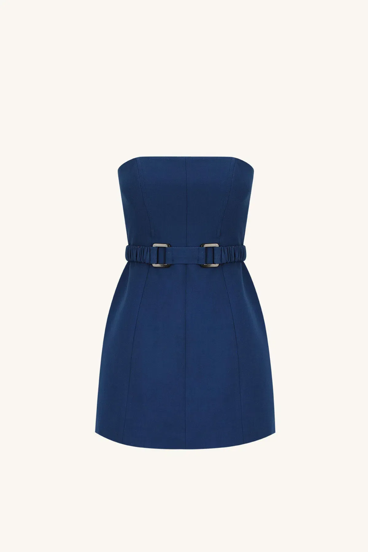 Shona Joy Irena Strapless Hourglass Mini Dress Blue Size 10 - Image 3