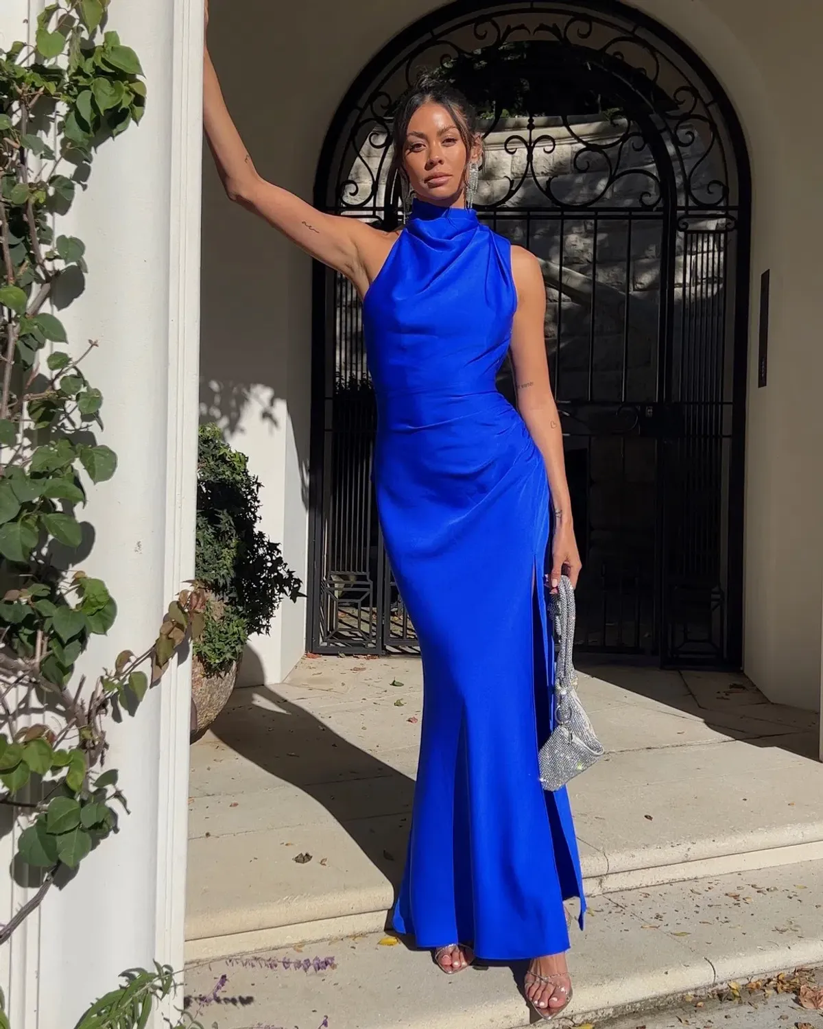 Sheike Venus Maxi Dress Cobalt Blue Size 16 - Image 2