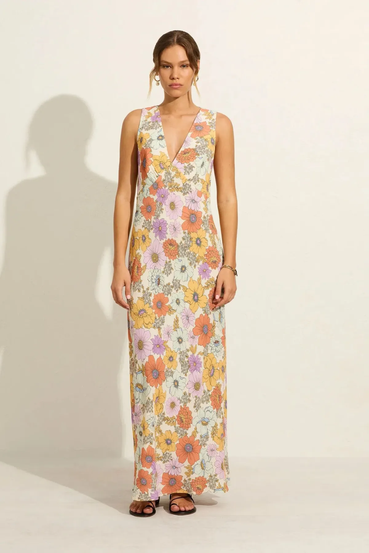 Auguste Lara Maxi Dress Floral Size 14 - Image 1