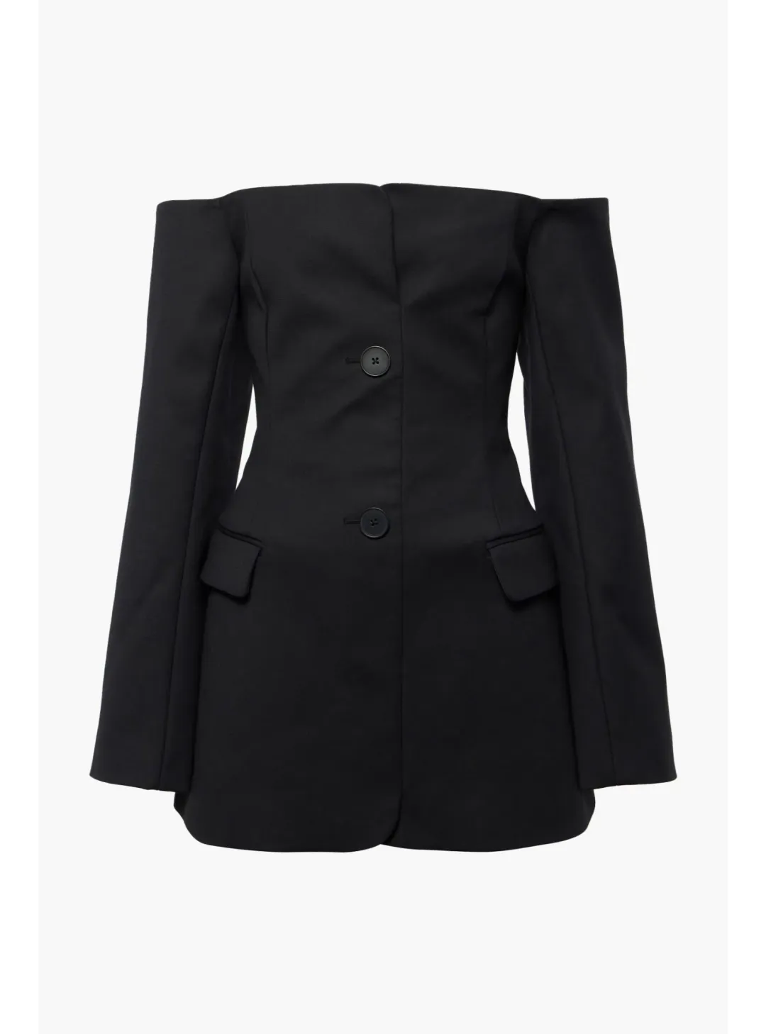 Sir The Label Sandrine Tailored Mini Dress Black Size AU 10 for rent on The Volte - main image