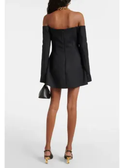 Sir The Label Sandrine Tailored Mini Dress Black Size AU 12 for rent on The Volte - image 2