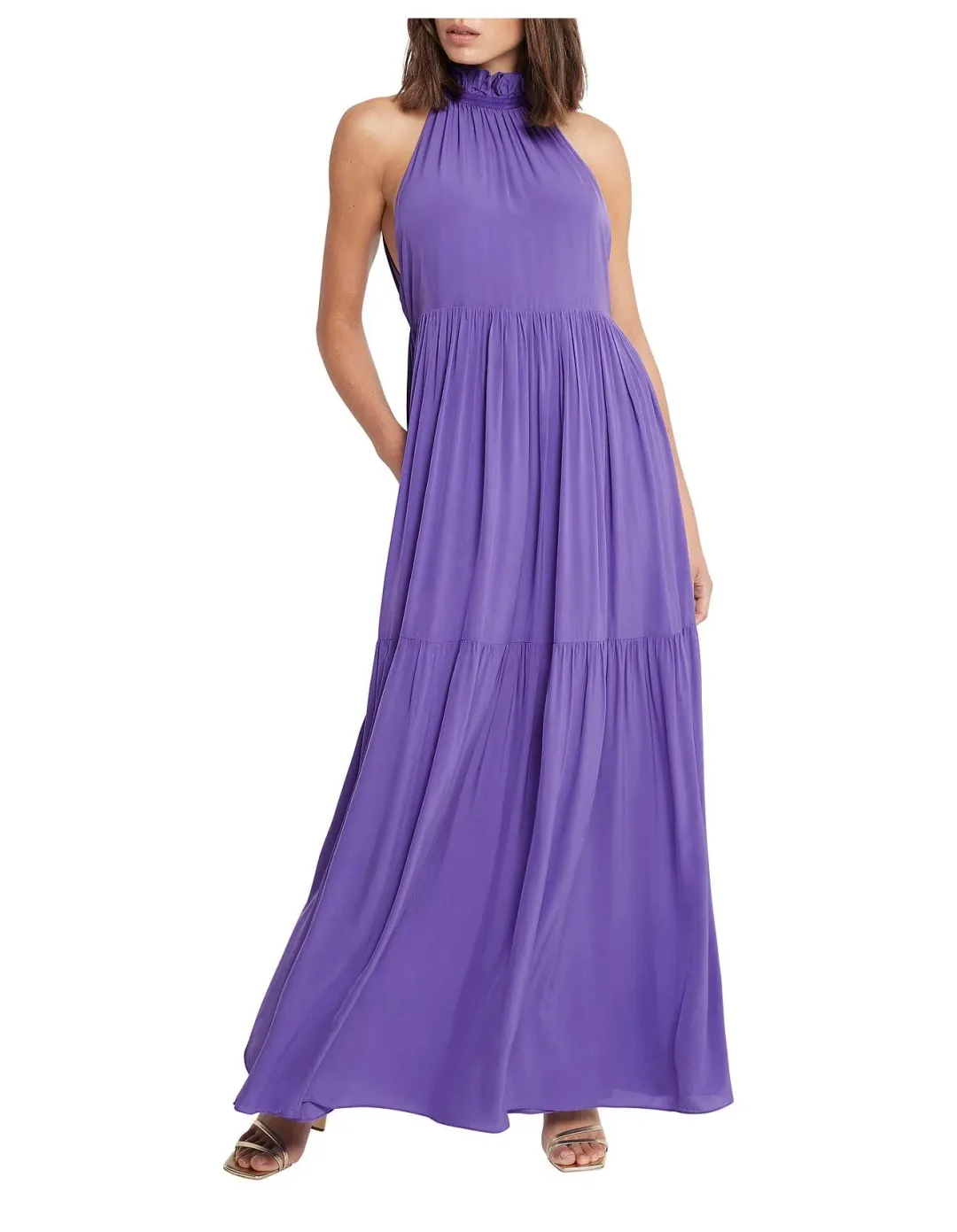 Sass & Bide Cosmic Boy Maxi Dress Purple Size 4 for rent on The Volte - main image