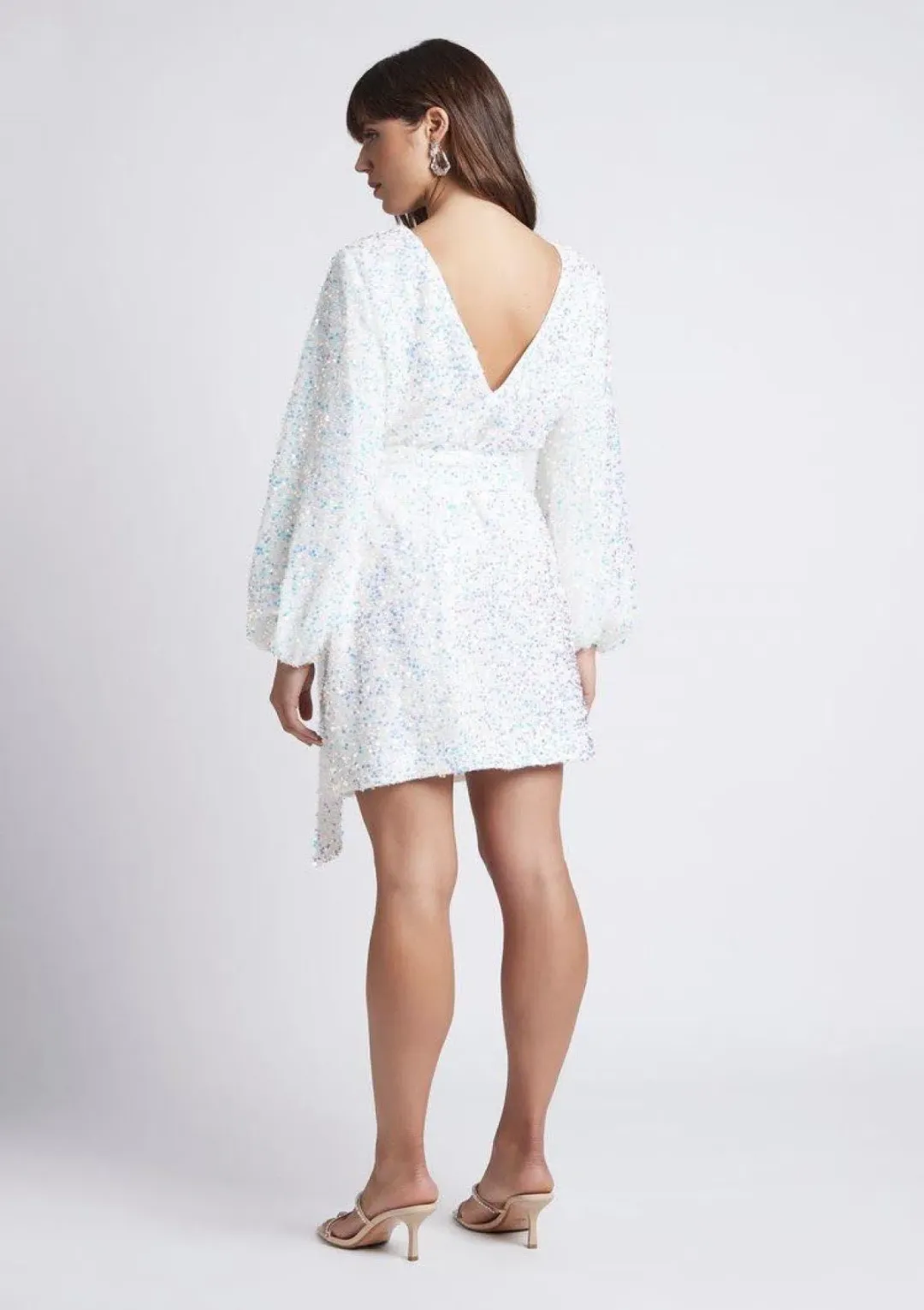 Sheike Xanadu Mini Dress White Size 14 for rent on The Volte - main image