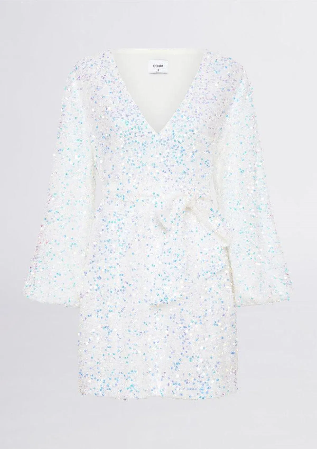 Sheike Xanadu Mini Dress White Size 14 - Image 5