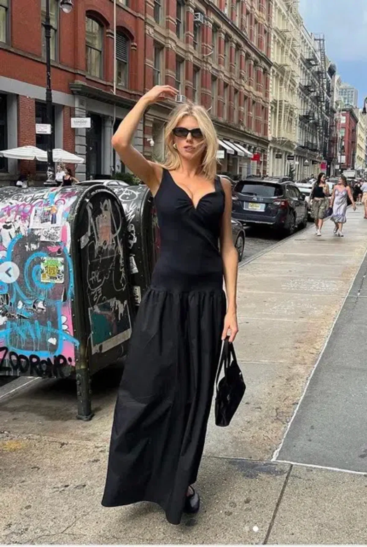 Anna Quan Florence Dress Black Noir Size 8 - Image 9