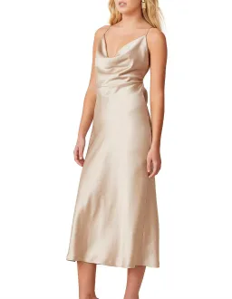 Bec & Bridge Pearl Bay Midi Dress Gold Size 10 for rent on The Volte - image 4
