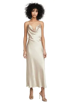 Bec & Bridge Pearl Bay Midi Dress Gold Size 10 for rent on The Volte - image 1