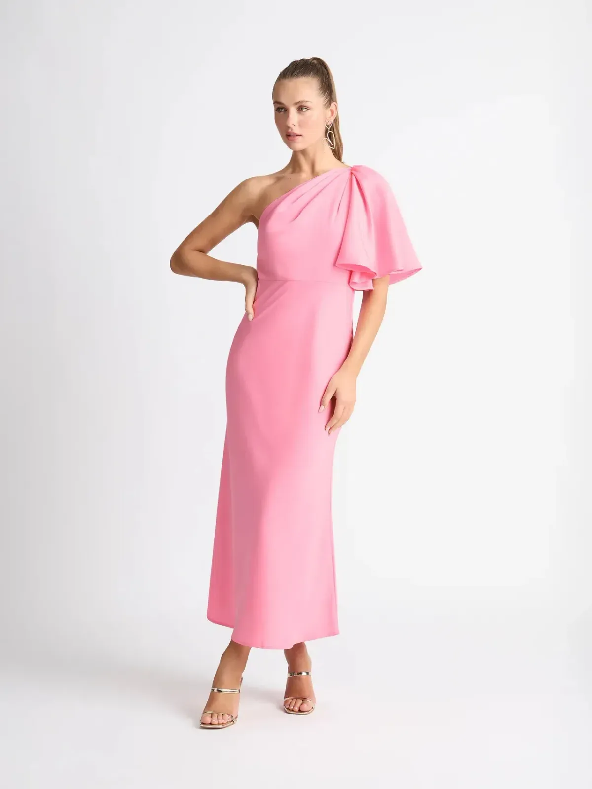Sheike True Love Maxi Dress Candy Pink Size 16 - Image 1