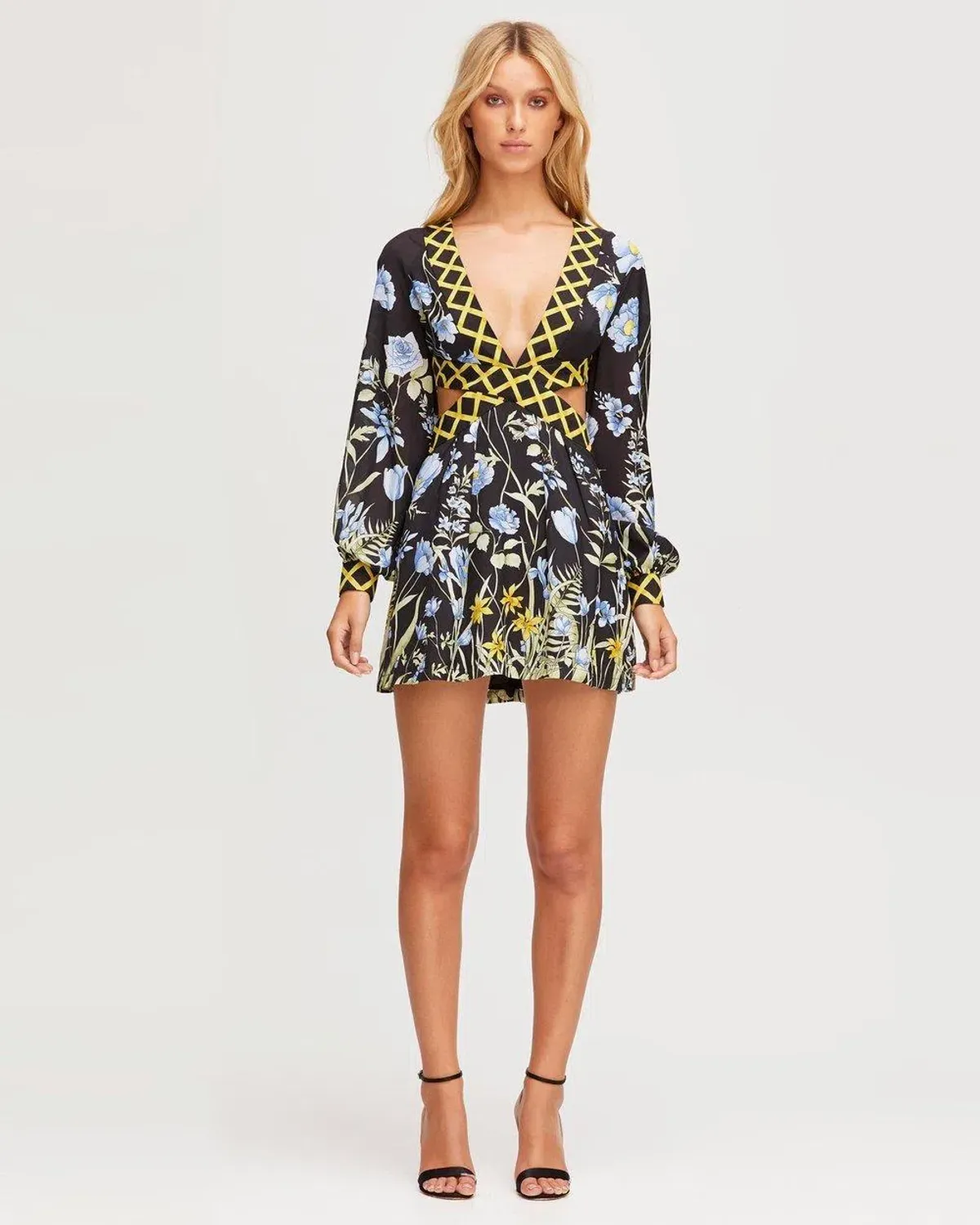 Alice McCall Flower Girl Cut Out Mini Dress Black Size 4 - Image 4