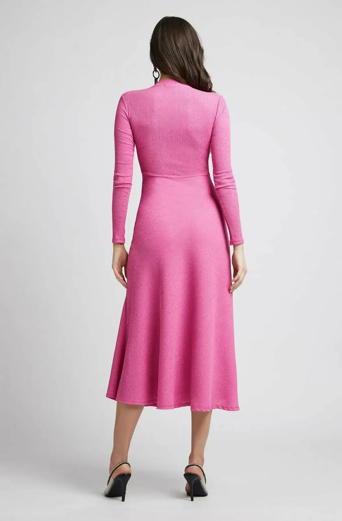 Sheike Madeline Midi Dress Pink Size 14 - Image 3