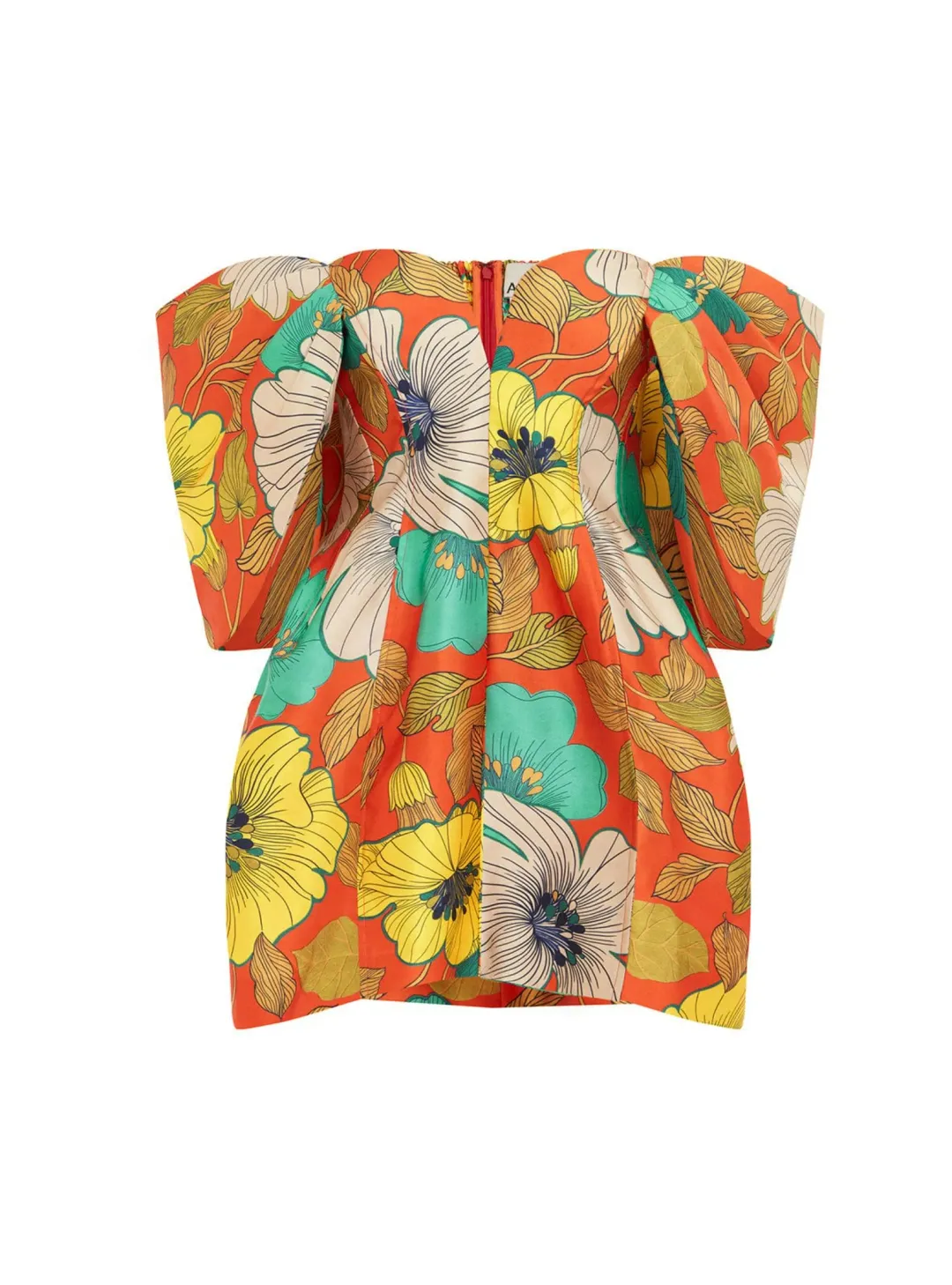 Alemais Piato Sculpt Mini Dress Floral Size AU 8 for rent on The Volte - main image