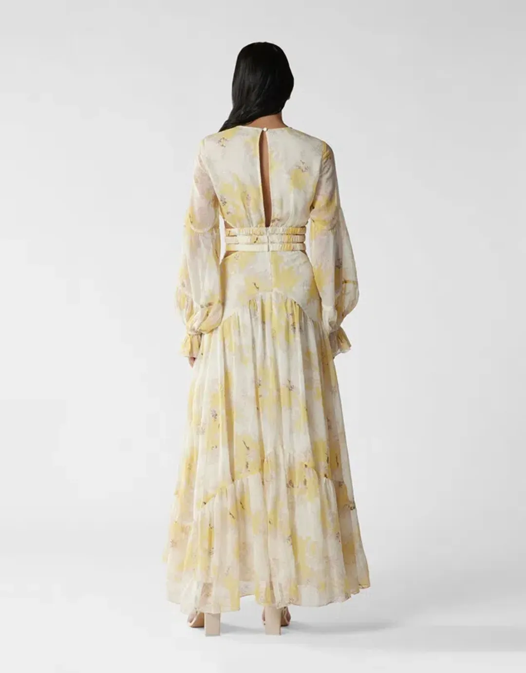 MVN La Lumber Maxi Dress Floral Print Size AU 10 for rent on The Volte - main image