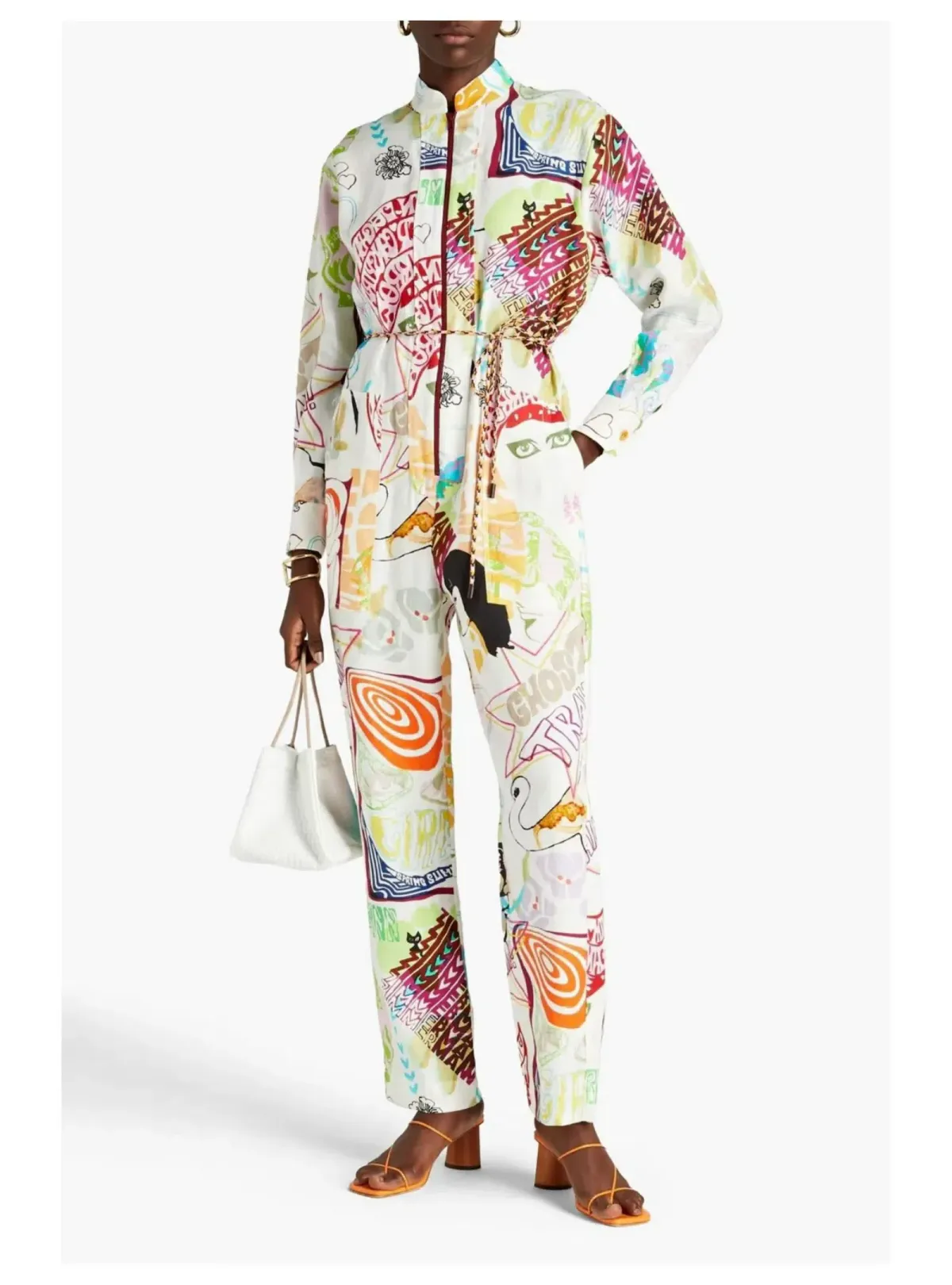 Zimmermann Shelly Zip Boilersuit Poster Print Size 2 / AU 12 - Image 1