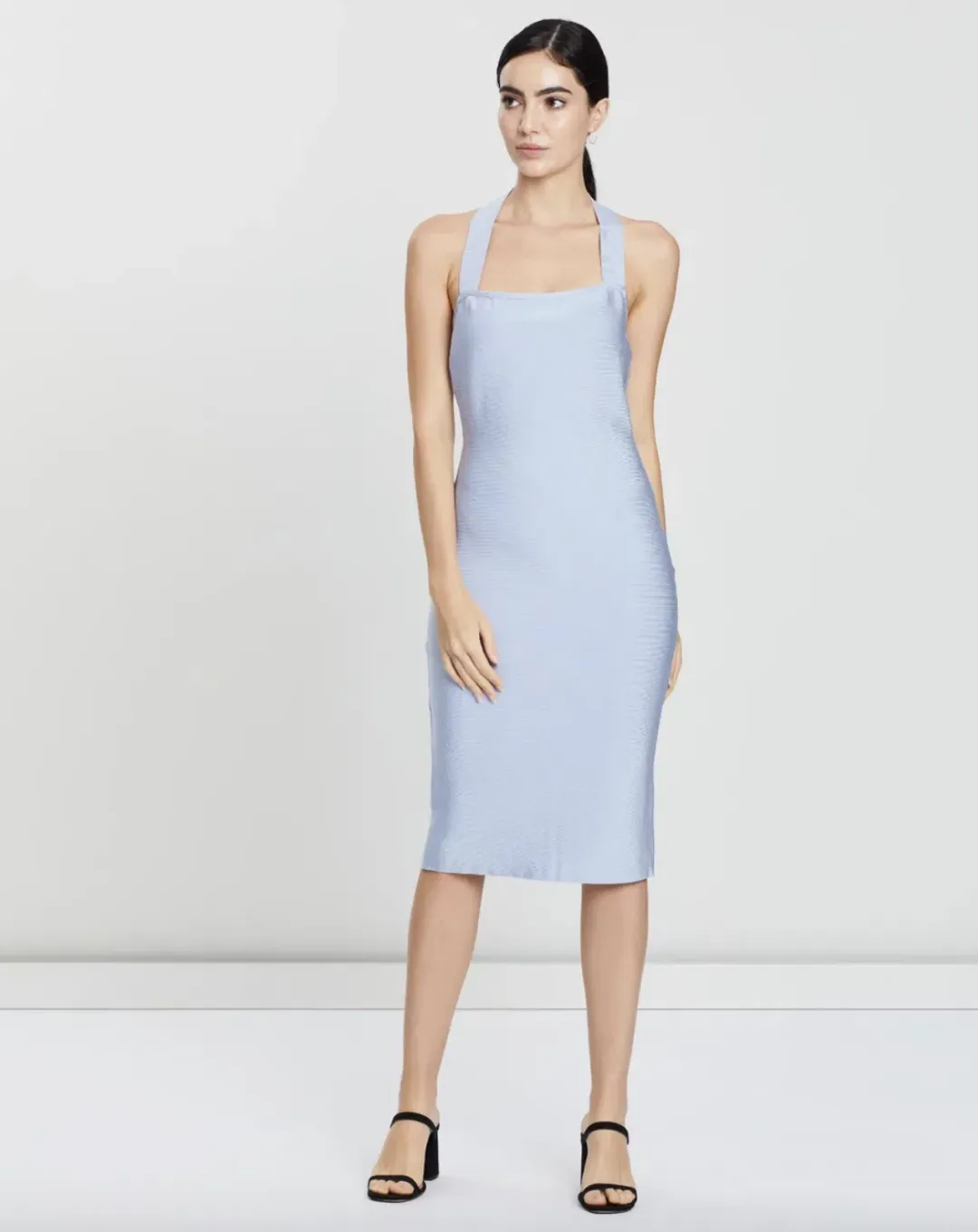 Misha Julia Midi Dress Sky Blue Size 4 for rent on The Volte - main image