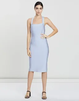 Misha Julia Midi Dress Sky Blue Size 4 for rent on The Volte - image 2
