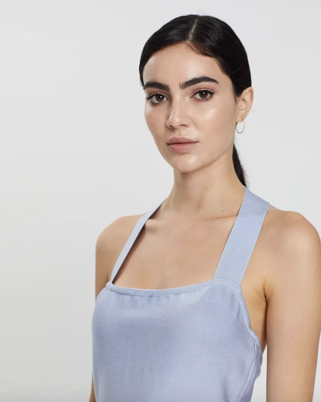 Misha Julia Midi Dress Sky Blue Size 4 for rent on The Volte - main image