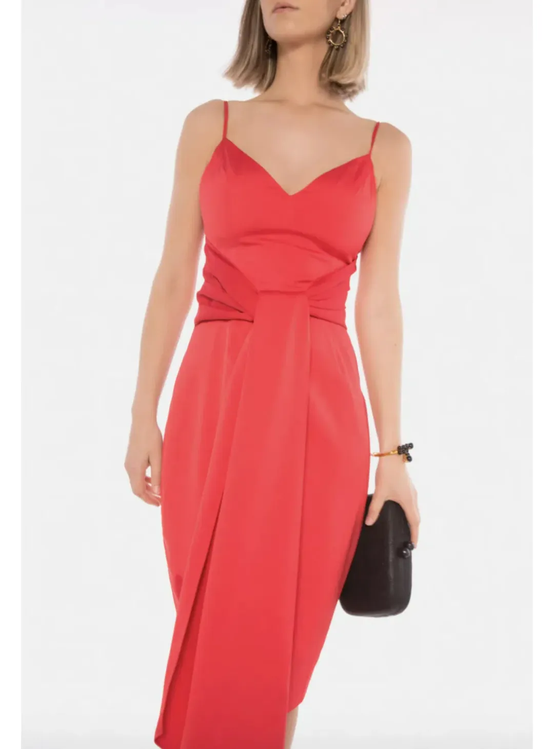 Misha Danielle Dress Red Size 4 for rent on The Volte - main image
