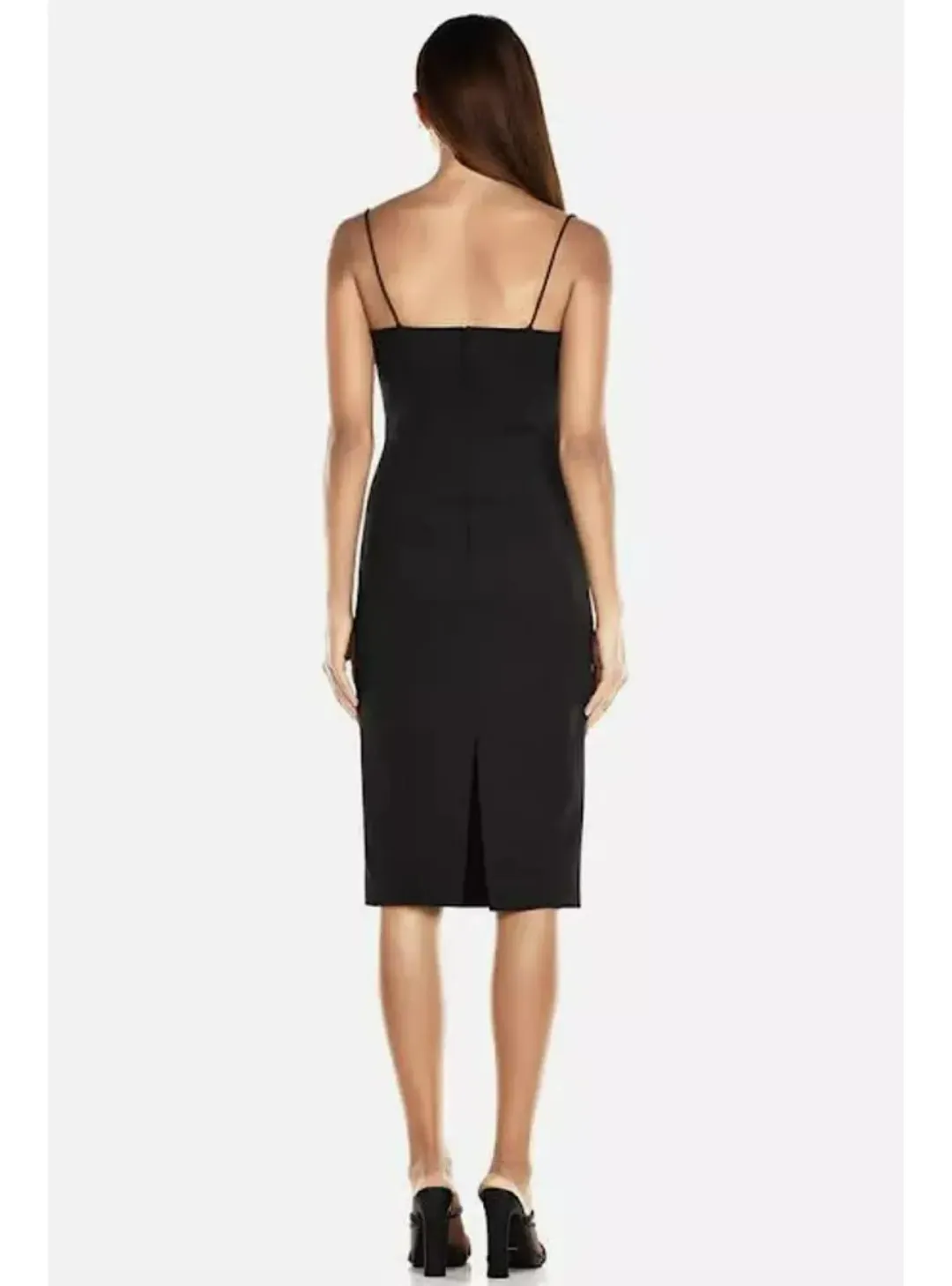 Misha Sophie Midi Dress Black Size 4 for rent on The Volte - main image