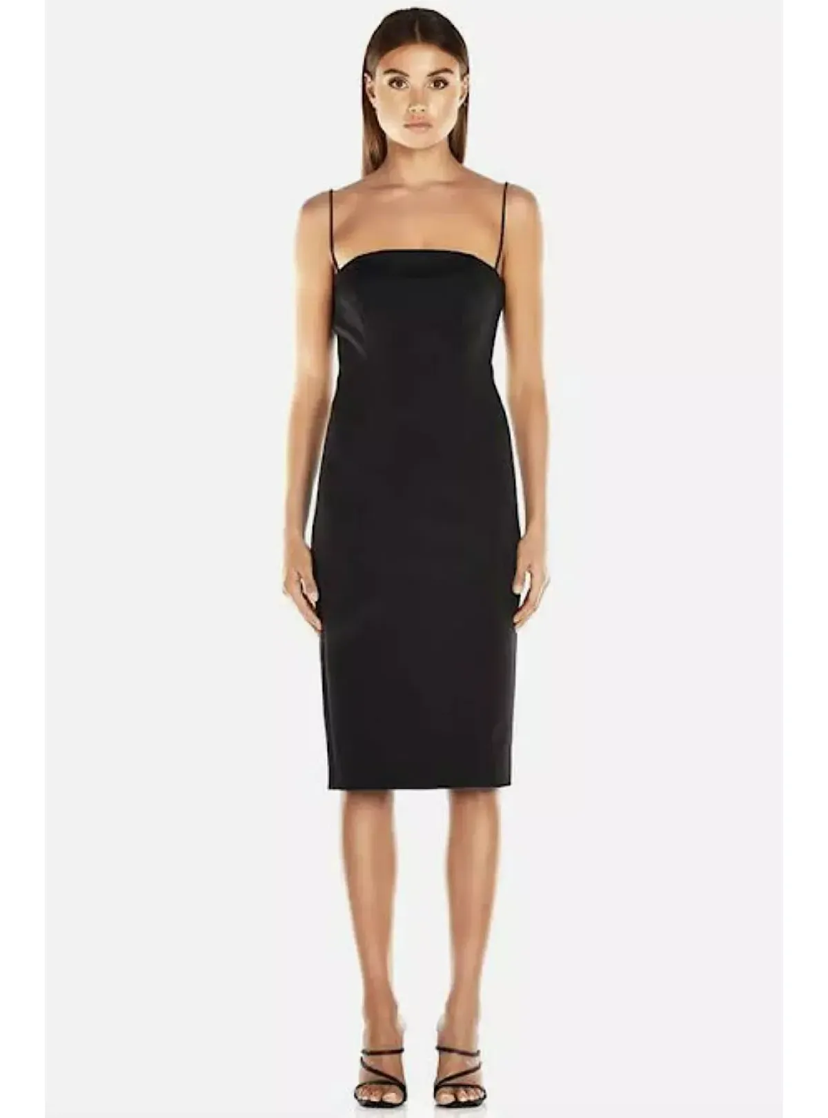 Misha Sophie Midi Dress Black Size 4 - Image 1