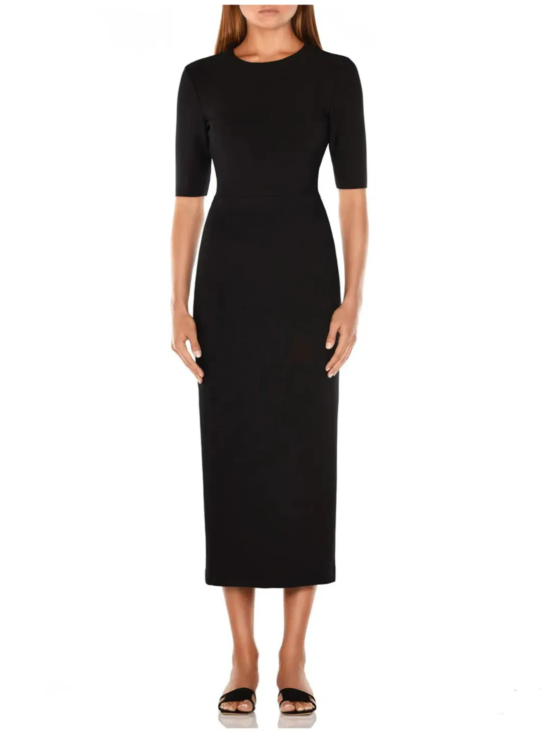 Misha Brodie Midi Dress Black Size AU 8 for rent on The Volte - main image