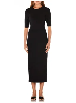 Misha Brodie Midi Dress Black Size AU 8 for rent on The Volte - image 1
