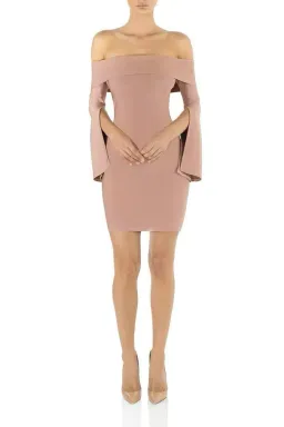 Misha Rozie Mini Dress Dusty Rose Size AU 12 for rent on The Volte - image 1