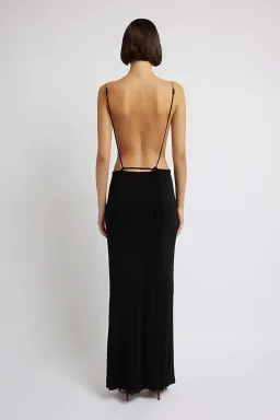 Christopher Esber Sculpted Strap Negative Space Cami Dress Black Size 14 AU for rent on The Volte - image 3