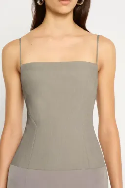 Sass & Bide On Your Mind Maxi Dress Soft Taupe Size 8 for rent on The Volte - image 4