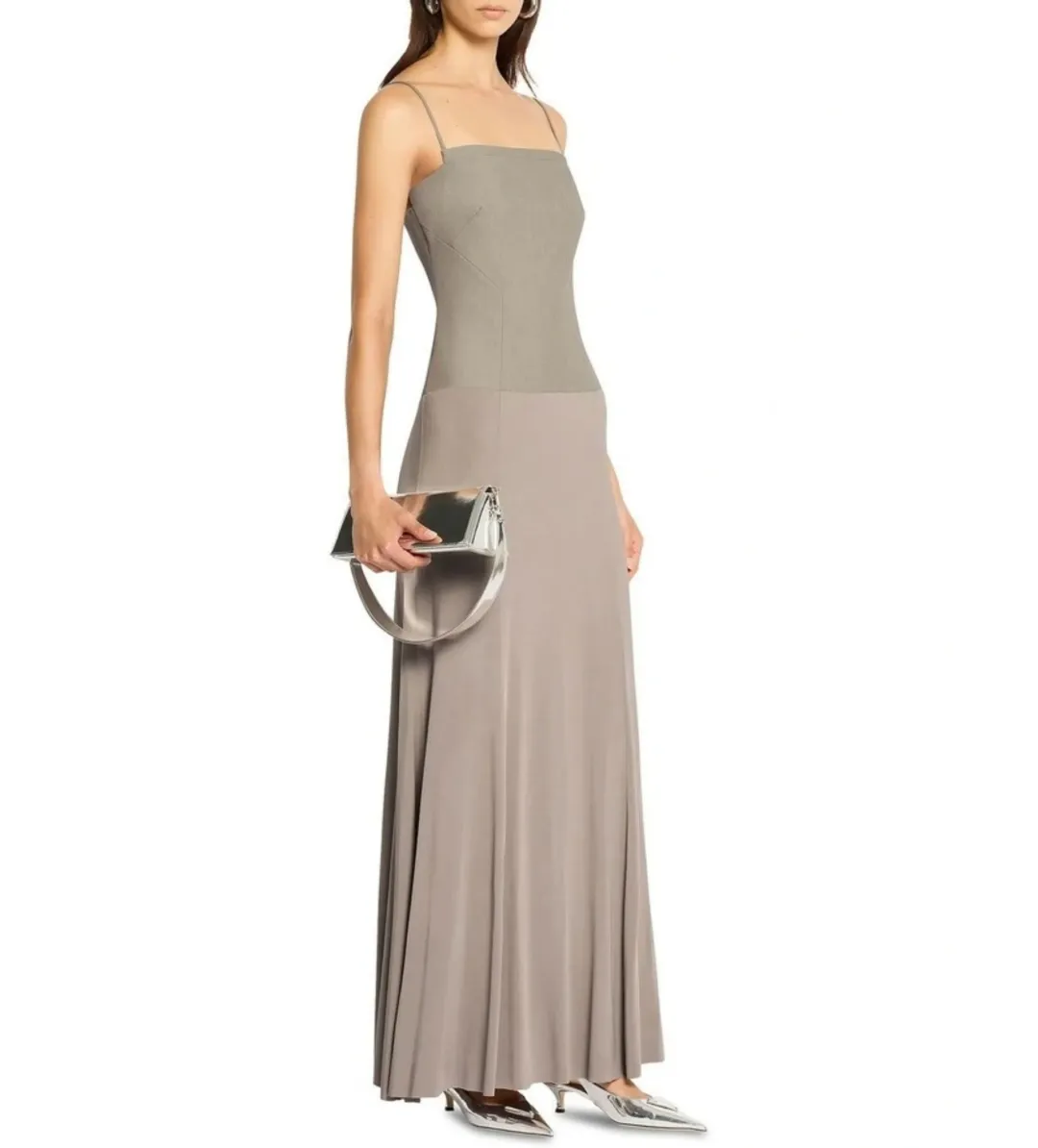 Sass & Bide On Your Mind Maxi Dress Soft Taupe Size 8 for rent on The Volte - main image