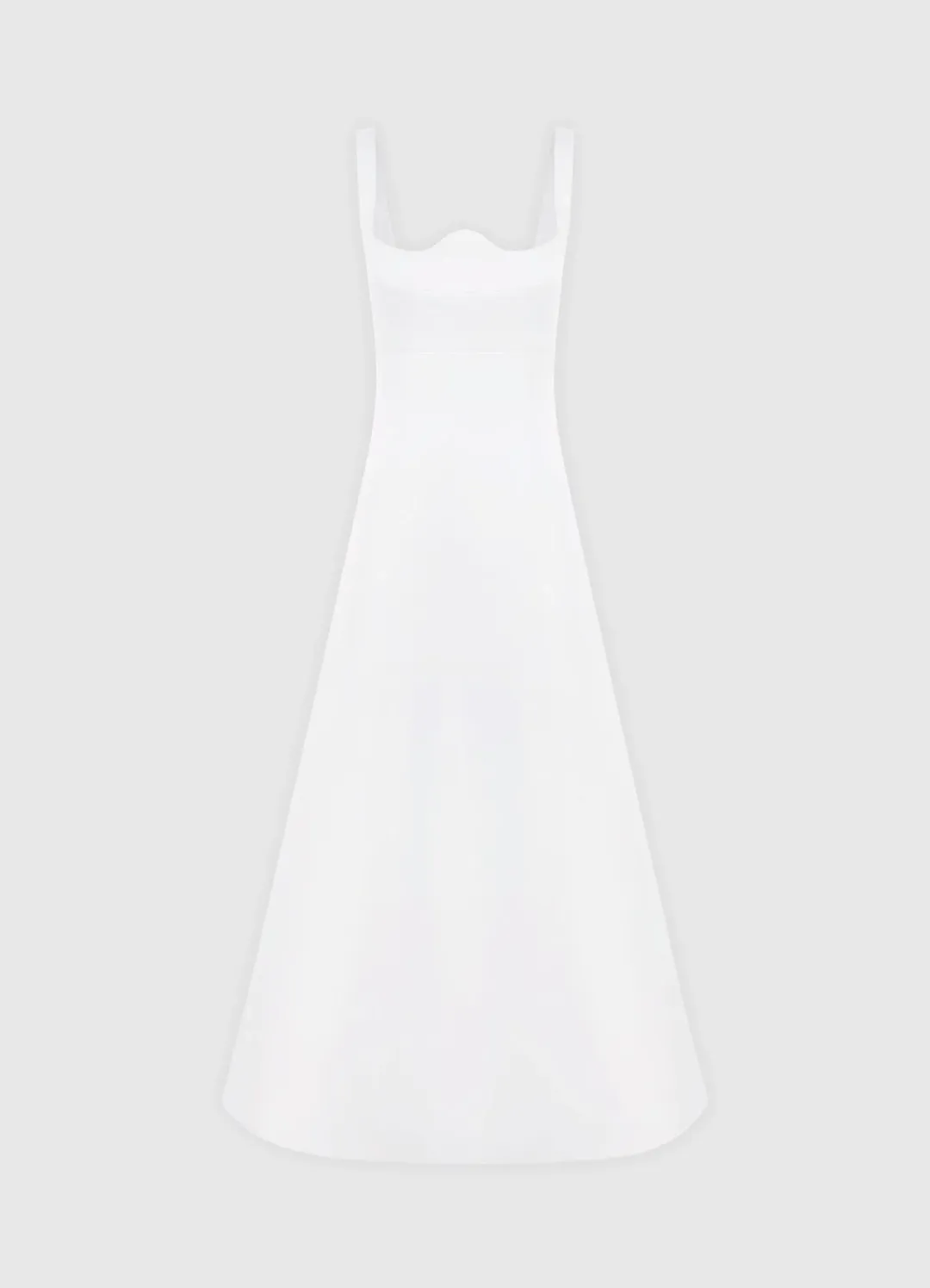 Leo Lin Odette Midi Dress Snow Size 8 for rent on The Volte - main image