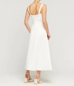 Leo Lin Odette Midi Dress Snow Size 8 for rent on The Volte - image 6