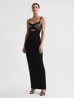 Rachel Gilbert Hartley Dress Black Size 12 for rent on The Volte - image 1